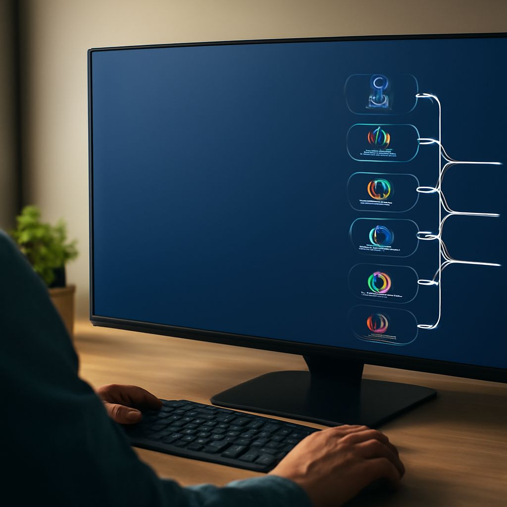 Various data analytics tools displayed on a digital interface