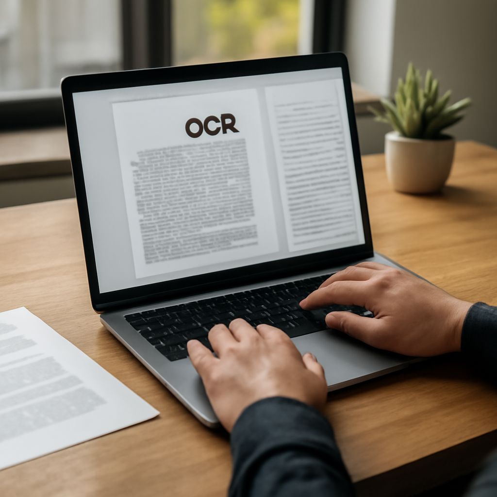 Free OCR PDF conversion tools illustration